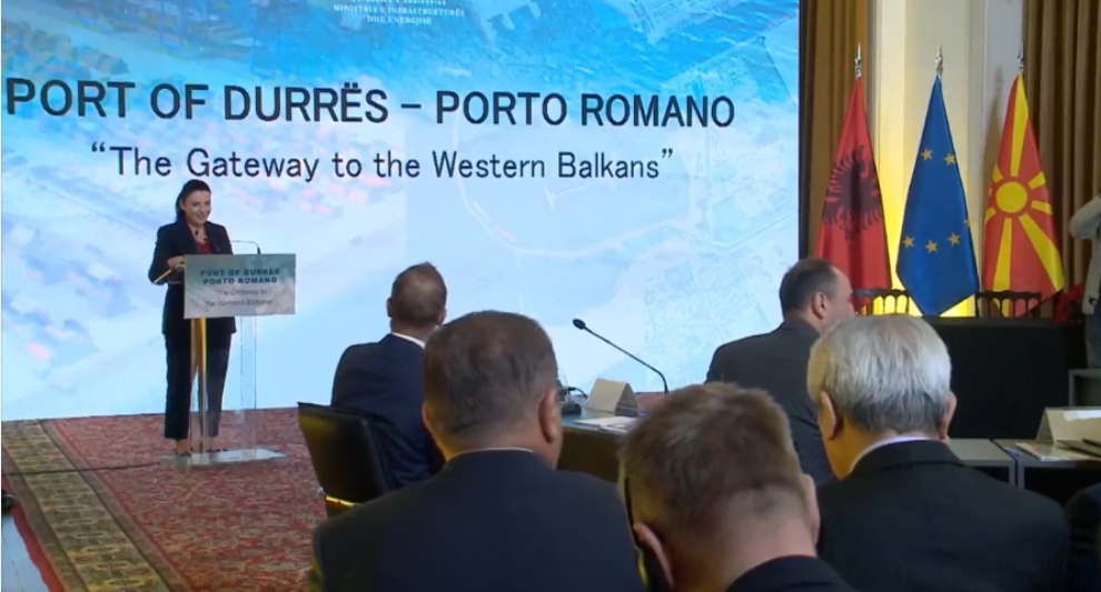 Prezantohet projekti i Portit te ri Tregtar te Durresit, 390 mln euro kosto
